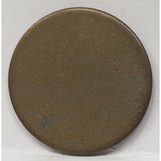 NEW ZEALAND 1967-1990 . ONE 1 CENT COIN . ERROR . BLANK